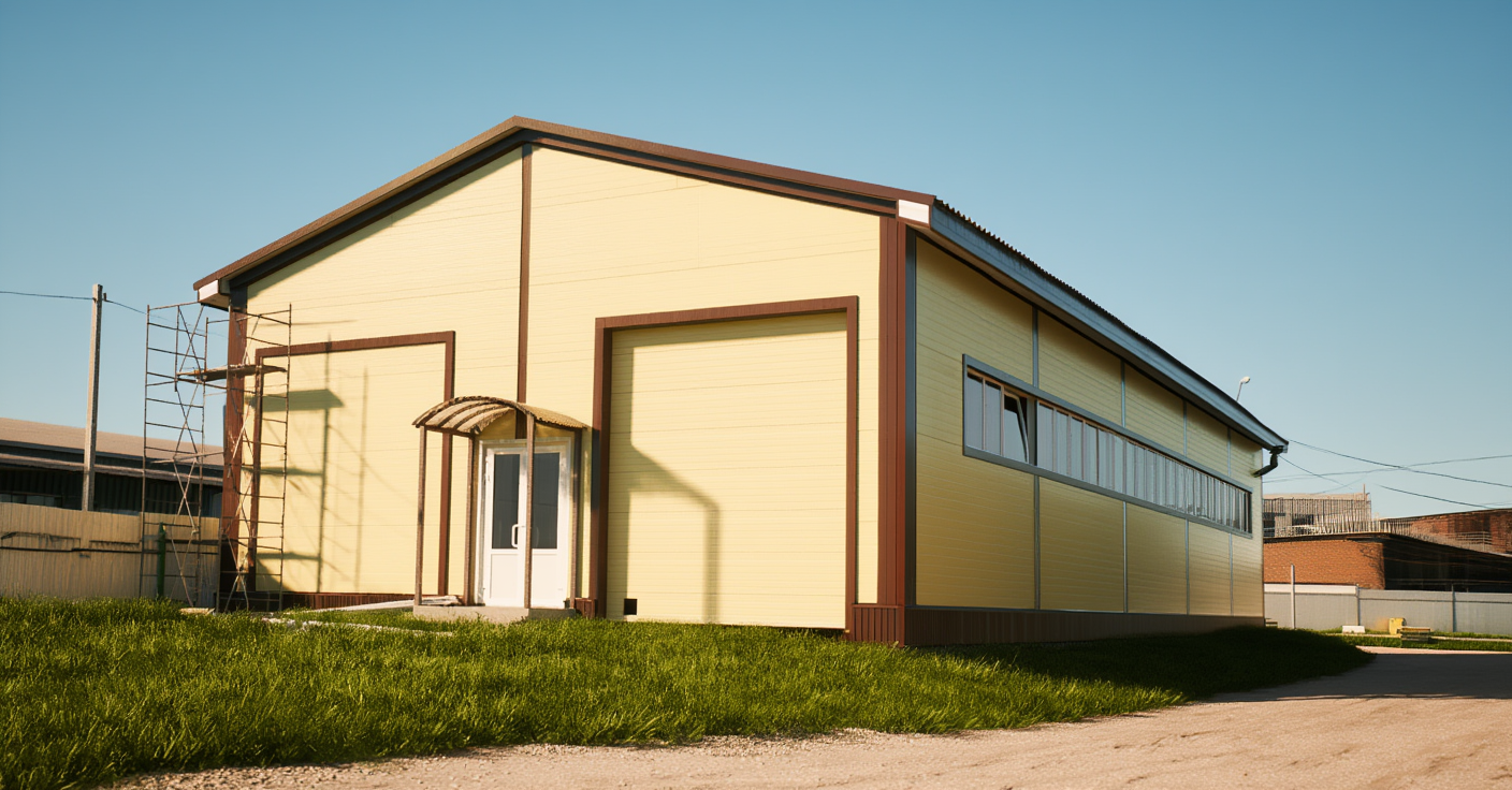 Холодные сэндвич-панели для складов и ангаров: экономия 30–40% на строительстве